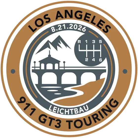 Crest No. 008, Leichtbau, drawn for a 911 GT3 Touring